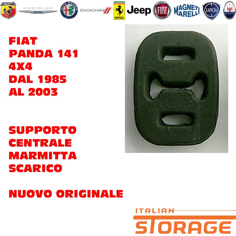 Marmitta Di Scarico Per Fiat Panda 4x4 141 - Silenziatore Posteriore Originale - Foto 6