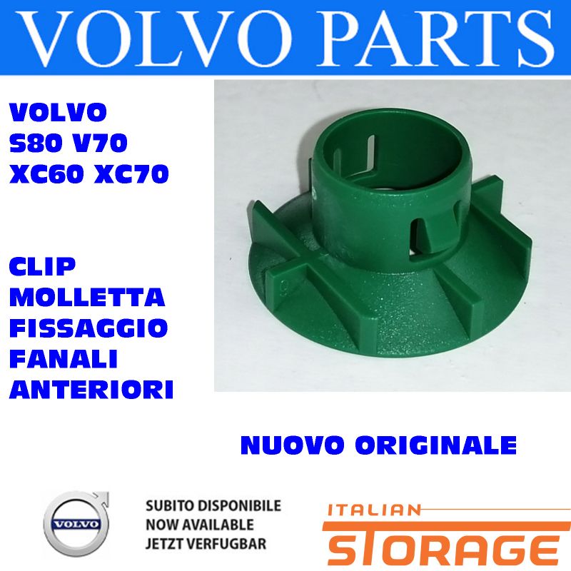 30698684, Volvo S80 V70 Xc60 Xc70 Clip Molletta Fanali Anteriori Nuovo ...