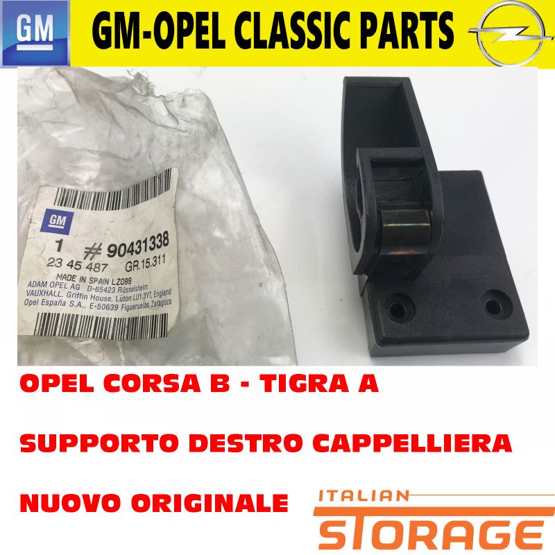 90431338 2345487, Opel Corsa B Tigra A Supporto Destro Cappelliera ...