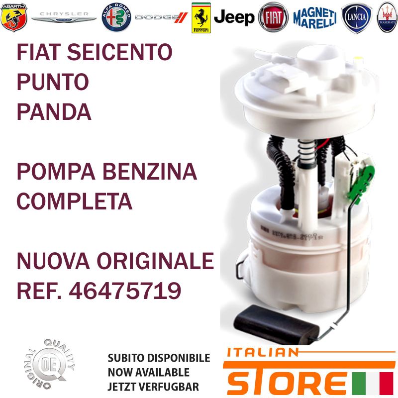 POMPA CARBURANTE BENZINA FIAT DOBLO - BARCHETTA - PANDA - PUNTO - SEICENTO - Foto 2