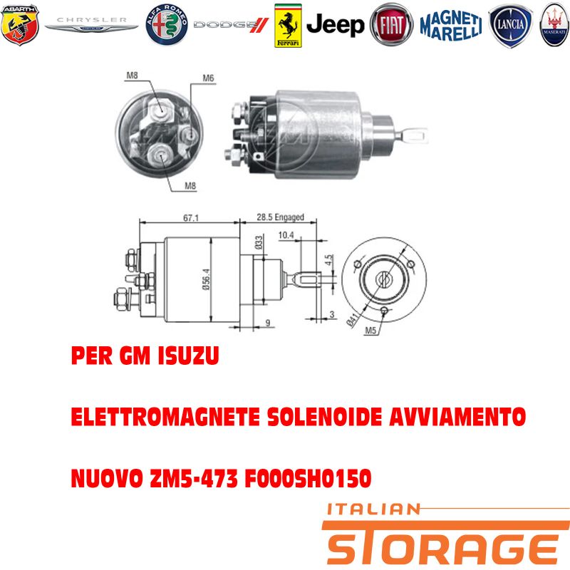 ZM381 ERA 381 Elettromagnete motorino avviamento AUTODOC prezzo e