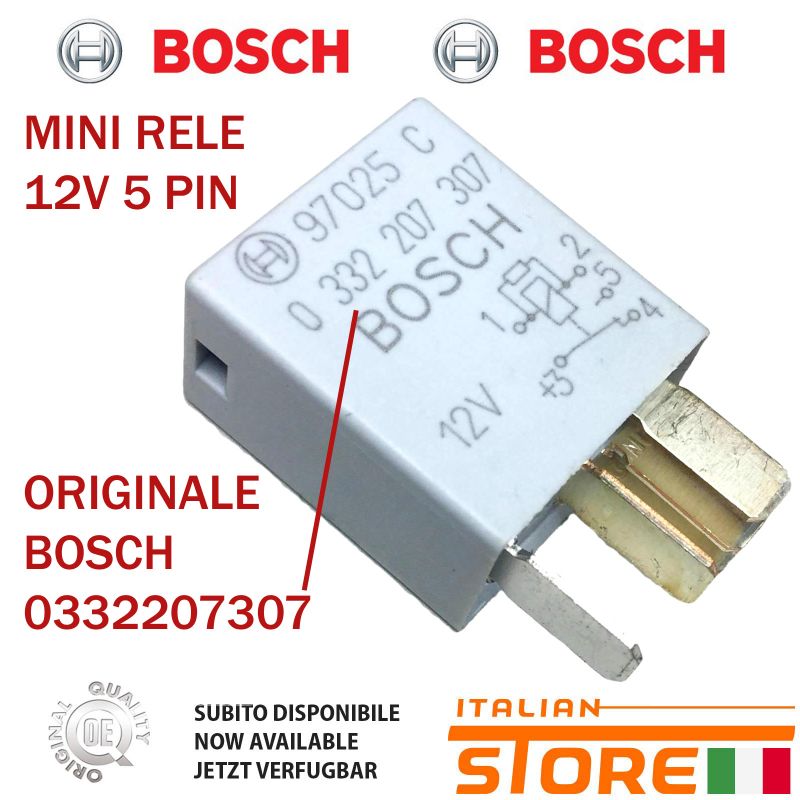 307-1886 Onan Bosch Relay 0 332 204 150 Made in Germany 5 Pin Oem 307-1886 Onan Bosch Relay 0 332 204 150 Made in Germany 5 Pin Oem