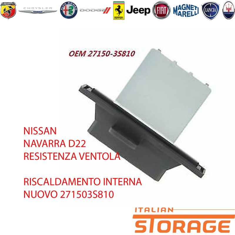 Pexorina 271502M105 Resistenza motore ventola riscaldamento