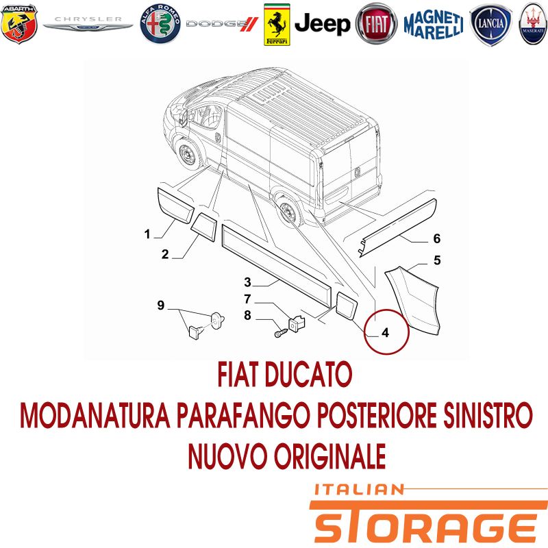 HEAVY 735422800 - Modanatura per ruota posteriore destra