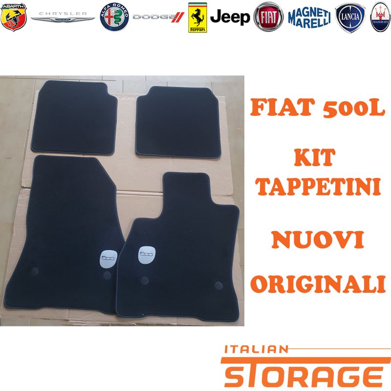 Fiat 500l Kit Tappetini Anteriori E Posteriori Nuovi Originali 50926900  Tpp044