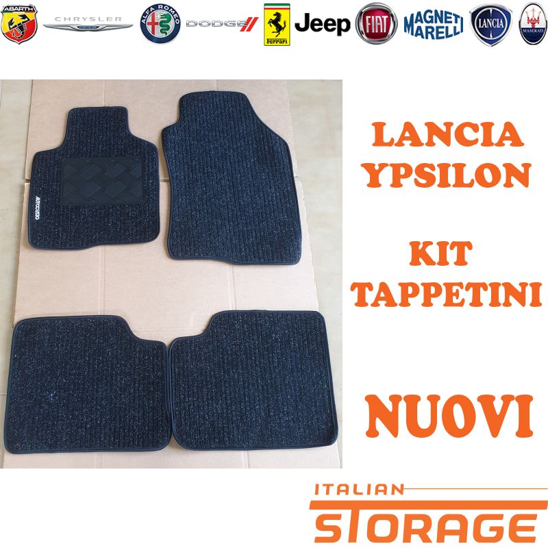 Tpp048, Lancia Ypsilon 5 Porte Kit Tappetini Anteriori E Posteriori Nuovi  Tpp048