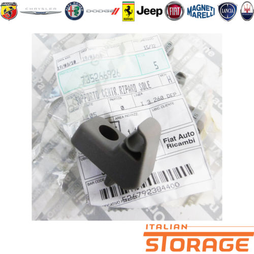 Gancio Supporto Aletta Parasole Per Lancia Musa - Ricambio Destro/Sinistro, Grigio