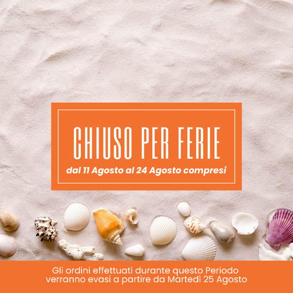  Chiusa per ferie